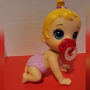 Baby alive doll with pacifier